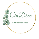 Logo de CinDéco, agence spécialisée en décoration évènementielle.