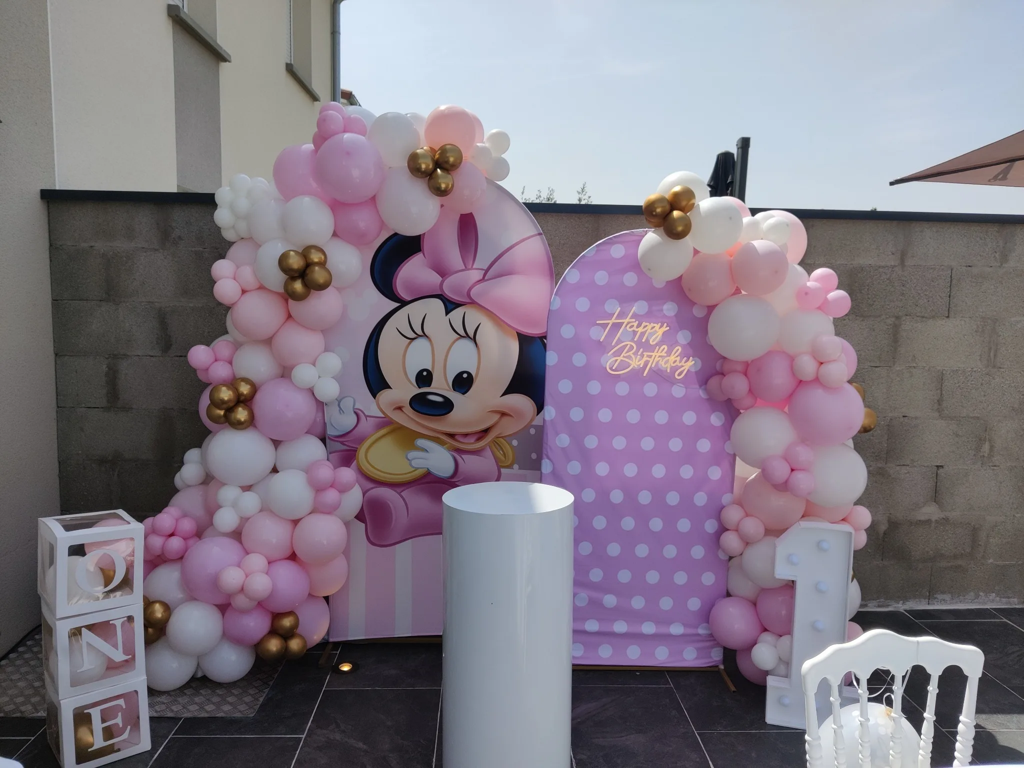 Panneaux backdrop Minnie