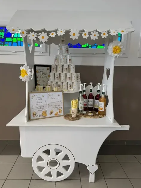 Candy bar blanc